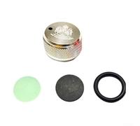 Honseadek Bobine de bouton de frein mécanique avec joint compatible avec Abu 3e 35e génération pour 4e pêche 5e métal résilient et moulinet Pla (bleu clair)