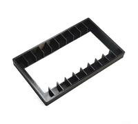 Honseadek Boîte de rangement de cassette rétro avec fermeture magnétique de grande capacité - Peut contenir 10 cassettes audio standard, pour collection de musique à domicile (paysage)
