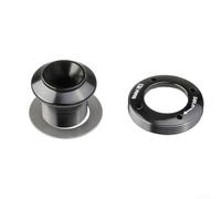 Honseadek Bouchon auto-extractible pour manivelle de vélo SRAM pour | Alliage d'aluminium CNC anodisé noir avec douille hexagonale de 8 mm, outil d'installation à quatre griffes pour pédalier de
