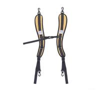 Honseadek Boucle de sangle et ceinture Oxford rapide modifiable épaule avec remplacement pour sac à dos tissu poitrine 600d Charge maximale 20 kg Jaune (Jaune)