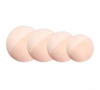 Honseadek Boules en bois naturel de 30 mm à 60 mm de diamètre - Boules rondes en bois brut - Pour fabrication de bijoux, guirlandes de bijoux, décoration d'arbre de Noël (60 mm)