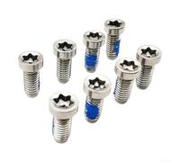 Honseadek Boulons de plateau en acier inoxydable pour SRAM pour axes et | Avec compteur de puissance QUARQ, 12 vitesses, vis Torx T20, 304, résistant à la rouille, léger