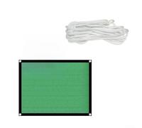 Honseadek Brise-vue vert - Taux d'ombrage de 90 % - Résistant aux intempéries - Résistant aux UV - Brise-vent - 3 x 4 m