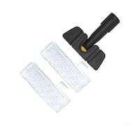 Honseadek Brosse portative et chiffons à vapeur en boucle blanche pour nettoyeur vapeur Karcher SC1 SC2 SC3 SC4 SC5, nettoyage des sols multi-surfaces (B)