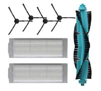 Honseadek Brosse principale latérale et ensemble de brosses de nettoyage avec filtre central robot 11090 comprend une brosse rouleau d'aspirateur 4 côtés compatible plus 2