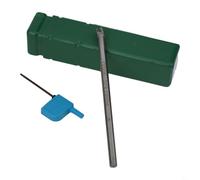 Honseadek C06K-SCLCR04 Porte-outil de tournage CNC en carbure massif 6 mm de diamètre 125 mm de longueur pour inserts CCGT04 avec anti-vibration et haute résistance à l'usure pour les tâches de