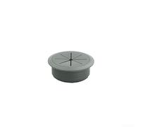 Honseadek Cache-câbles de bureau - 80 mm - Œillet de gestion des fils en caoutchouc ABS - Organiseur de câbles de table - Multicolore - Disponible en plusieurs couleurs (gris)