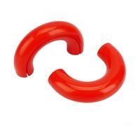 Honseadek Cache-crochet de remorquage en silicone rouge pour F150 2004-2024, pour une structure dentaire durable qui tombe, pour une installation facile, compatible avec les capuchons de protection