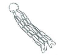 Honseadek Chaîne de suspension robuste pour sac de frappe avec 4 crochets en S, en métal galvanisé zinc pour équipement d'entraînement MMA, 30 cm de long, prévention de la rouille