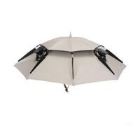 Honseadek Chapeau parapluie de pêche à énergie solaire avec ventilateur de refroidissement, pliable double couche de protection UV pour la pêche en plein air en lac ou en rivière et le camping (G)