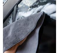 Honseadek Chiffon de nettoyage en peau de chamois super absorbante à séchage rapide en microfibre réutilisable pour lavage de voiture (30 x 40 cm)
