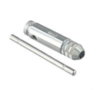 Honseadek Clé à cliquet réglable avec poignée en T entièrement en acier gauche/droite commutable pour tarauds à vis métriques M3-M8 (5 tarauds à vis)