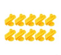 Honseadek Clips de dessous de plateau moteur pour Smart Fortwo 450 451 | Attaches en plastique jaune - Matériau de qualité - Ajustement sécurisé - Pour protection du dessous de caisse - Lot de 10