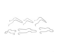 Honseadek Clips de retenue d'ampoule de phare en acier inoxydable pour H1/H3/H4/H7 - 6/9/12 pièces - Ensemble de pinces à ressort - Étui de rangement compact inclus (6 pièces)