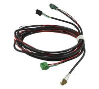 Honseadek Commutateur USB AUX CarPlay pour 7 MK7 pour Passat B8, câble d'interface audio avec OEM 5Q0035726E, plastique pour + connecteur de faisceau multimédia en métal (fil)