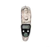 Honseadek Compteur de perles électronique en bois avec écran LCD à main mobile - Compteur numérique de perles pour la méditation et la prière Tr Mindfulness Practices Plus (naissance blanche)