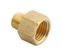 Honseadek Connecteur de tuyau en laiton avec coupleur rapide hexagonal, pour NPT vers adaptateur pour valves d'air, eau, huile, réducteur de raccord fileté mâle femelle en 1/8 1/4 (1 point-2 points)