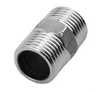 Honseadek Connecteur d'extension de tuyau de douche chromé, pour doubler ou tripler sans effort votre portée de douche, rallonge de tuyau de douche