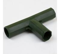 Honseadek Connecteurs de structure en plastique pour cadre de serre, diamètre intérieur de 16 à 17 mm, raccords de tuyaux en polypropylène compatibles avec tubes métalliques en PVC, étagères de jardin