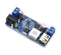 Honseadek Convertisseur d'alimentation DC-DC abaisseur 24 V/12 V vers 5 V 5 A 25 W Module de charge USB, régulateur de tension, dispositif réducteur de tension pour