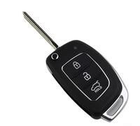 Honseadek Coque de clé de voiture de rechange pour télécommande Tucson Santa Fe Sonata i40 i30 Accent I45 compatible avec les modèles