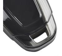 Honseadek Coque de clé pour Elantra For Palisade Venue Accent pour Santa Fe pour Veloster pour Kona i30 pour - Coque de clé noire transparente avec pour Crystal Clear