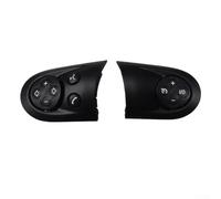 Honseadek Coque de volant en plastique ABS pour Mini R55 R56 R57 R58 R59 R60 R61 - Couvercle de bouton multifonction avec contrôle du volume, noir