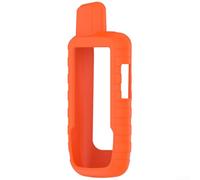 Honseadek Coque en silicone compatible avec Garmin GPSMAP 66i 67i avec résistance aux rayures, couche imperméable et ajustement sûr pour la navigation extérieure (orange)