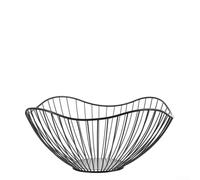 Honseadek Corbeille à fruits moderne en fer, design creux ventilé pour un drainage et une circulation de l'air optimaux, idéal pour le stockage des fruits, des collations dans le salon ou la salle à