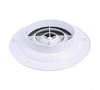 Honseadek Couvercle de ventilation réglable, diffuseur rond en ABS, aération au plafond ou au mur, options de taille 250 mm, 300 mm, 310 mm, contrôle du flux d'air rotatif (250)