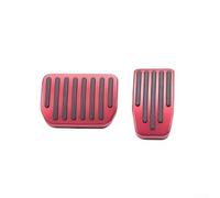 Honseadek Couvre-pédale de frein et d'accélérateur pour modèle 3 et modèle Y, construction en alliage d'aluminium, adhérence améliorée pour une conduite plus sûre, modèles 2017-2025 (argenté)