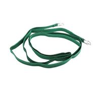 Honseadek Crochet en latex et acier au carbone de 2,9 cm de large pour crochets avec coffre de moto EV - Corde élastique en soie noire / rouge / verte / bleue - 4 m de long (vert, 4 mètres)