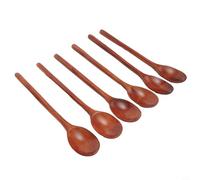 Honseadek Cuillère en bois naturel de 22,9 cm - Style coréen - Cuillère en bois