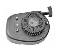 Honseadek Démarreur avec assemblage pour moteur à essence 140 160 - Construction QSS pour moteurs de tondeuse à recul - Pièce de rechange 411834 en plastique noir compatible simple