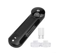 Honseadek Désodorisant solaire pour voiture avec lumière d'ambiance LED et capteur marche/arrêt automatique, compatible avec la plupart des véhicules (plume noire)