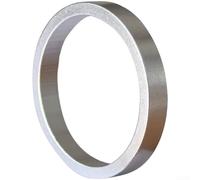 Honseadek Écarteur de casque de vélo en alliage d'aluminium de 3,8 cm pour VTT, vélo de route, réglage de la fourche de précision, usiné CNC, léger, plusieurs tailles de couleurs (argent, 3 mm)