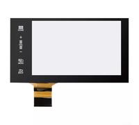 Honseadek Écran tactile numériseur en verre 7" pour Accord 2016 à 2017 compatible avec Civic Hr-v Pilot Fit 2016-2017 Radio Display Replacement Oem 39101-t2f-a61/a71/a91/a92/c61/c62/c91