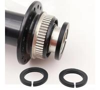 Honseadek Embout d'essieu traversant 15 mm | 4 x 4 x 1 cm, noir, pour fourches Rockshox, alliage d'aluminium de qualité