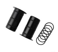 Honseadek Ensemble adaptateur pour axe traversant de 12 mm en alliage pour réducteur de conversion, roues de 15 mm avec anneaux d'étanchéité en aluminium, moyeu à 3 voies pour frein à disque de route