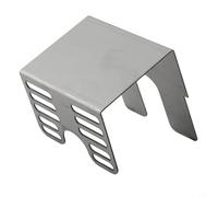 Honseadek Ensemble de support coulissant de rechange pour grille de barbecue en acier inoxydable 76 cm pour système de rôtisserie, installation simple, barbecue inclus (acier inoxydable)