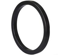 Honseadek Entretoise de casque de vélo en alliage d'aluminium de 3,8 cm pour VTT, vélo de route, réglage de la fourche de précision, usiné CNC, léger, plusieurs tailles de couleurs (noir, 3 mm)