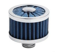 Honseadek Filtre à air de 23 mm pour air froid, couvercle de valve d'aération à haut débit, construction réutilisable en métal et papier filtre, compatible avec les systèmes de moteur de 23 mm (noir)