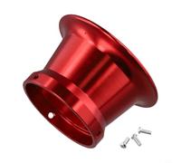 Honseadek Filtre à air de carburateur en alliage d'aluminium de 50 mm pour Oko 2430 mm et système d'admission de rechange pour moto, VTT, UTV (rouge, 50 mm)