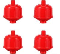 Honseadek Filtre à air fileté de 6,35 mm, piège à eau en plastique à haut débit pour outils de pulvérisation de peinture pneumatique HVLP pour air propre et sec dans les applications d'atelier (C)