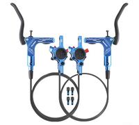 Honseadek Frein à disque hydraulique à double piston pour vélo - Frein bidirectionnel - 1450 x 800 mm - Bleu