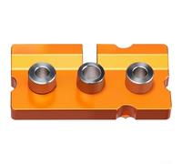 Honseadek Gabarit de cheville 3 en 1 en aluminium pour perçage du bois avec alignement du point central pour améliorer l'efficacité en T L et formation de joints parallèles dans les meubles