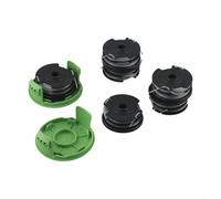 Honseadek Greenworks Lot de 6 bobines de rechange en nylon copolymère pour débroussailleuse 40 V 1,65 mm Compatible avec G40LT Series + 2 capuchons