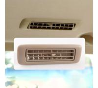 Honseadek Grille d'aération arrière pour Highlander 2007-2014, garniture d'aération de toit A C, matériau ABS, options beige et gris (gris)