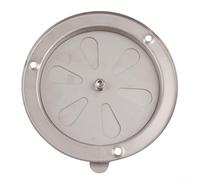 Honseadek Grille d'aération ronde réglable en acier inoxydable pour barbecue, fumoir, contrôle du flux d'air, 125 mm pour cuisine extérieure, four, chambre de test