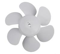 Honseadek Hélice de ventilateur de ventilation à 6 lames de rechange en caoutchouc pour hottes de ventilation de toit et accessoires de ventilateurs électriques en plusieurs tailles 160 mm 200 mm
